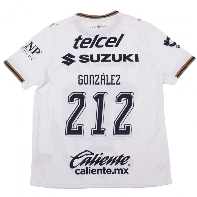 Danxen Homem Camisola José González #212 Branco Preto Marrom Alternativa 2026/27 Camisa Brasil