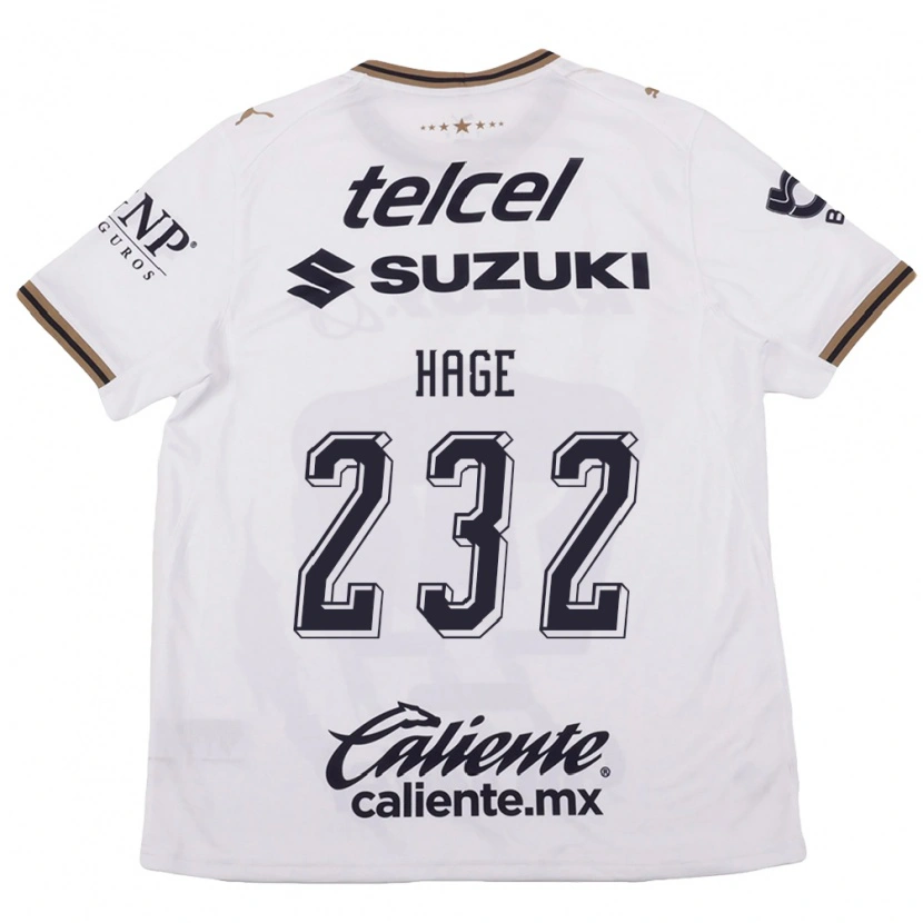 Danxen Homem Camisola Dayub Hage #232 Branco Preto Marrom Alternativa 2026/27 Camisa Brasil