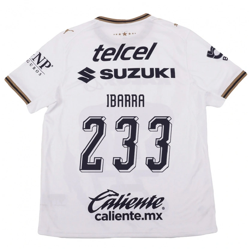 Danxen Homem Camisola Pablo Ibarra #233 Branco Preto Marrom Alternativa 2026/27 Camisa Brasil
