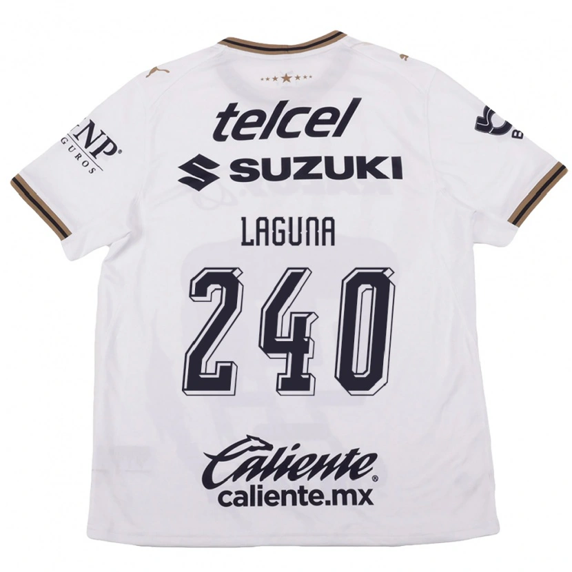 Danxen Homem Camisola Diego Laguna #240 Branco Preto Marrom Alternativa 2026/27 Camisa Brasil