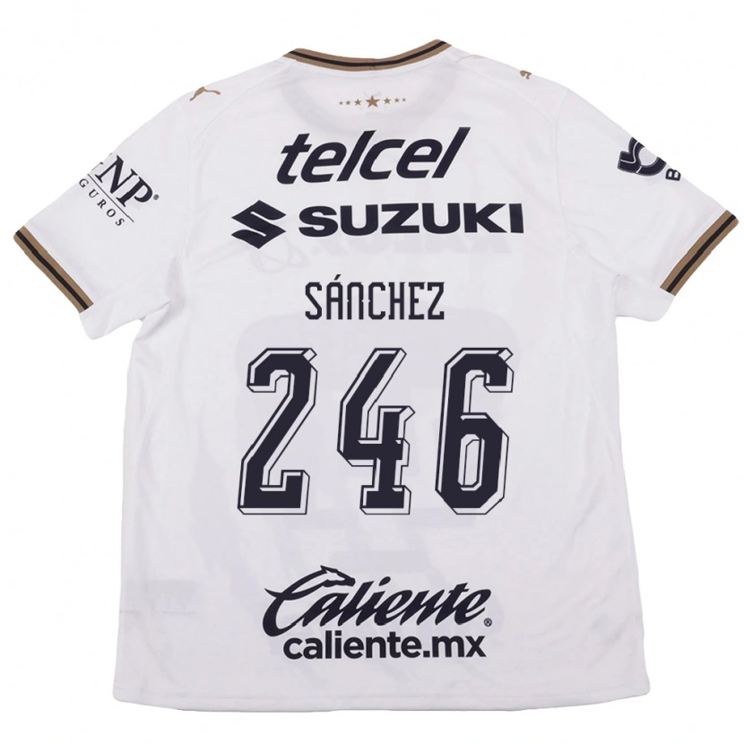 Danxen Homem Camisola Oswaldo Sánchez #246 Branco Preto Marrom Alternativa 2026/27 Camisa Brasil