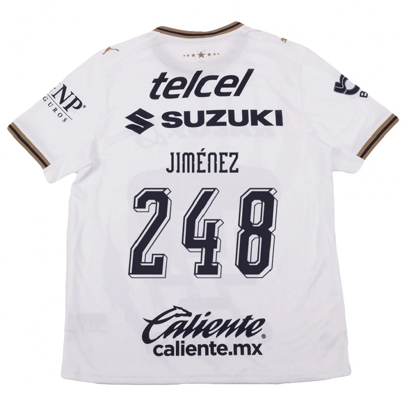 Danxen Homem Camisola Iker Jiménez #248 Branco Preto Marrom Alternativa 2026/27 Camisa Brasil