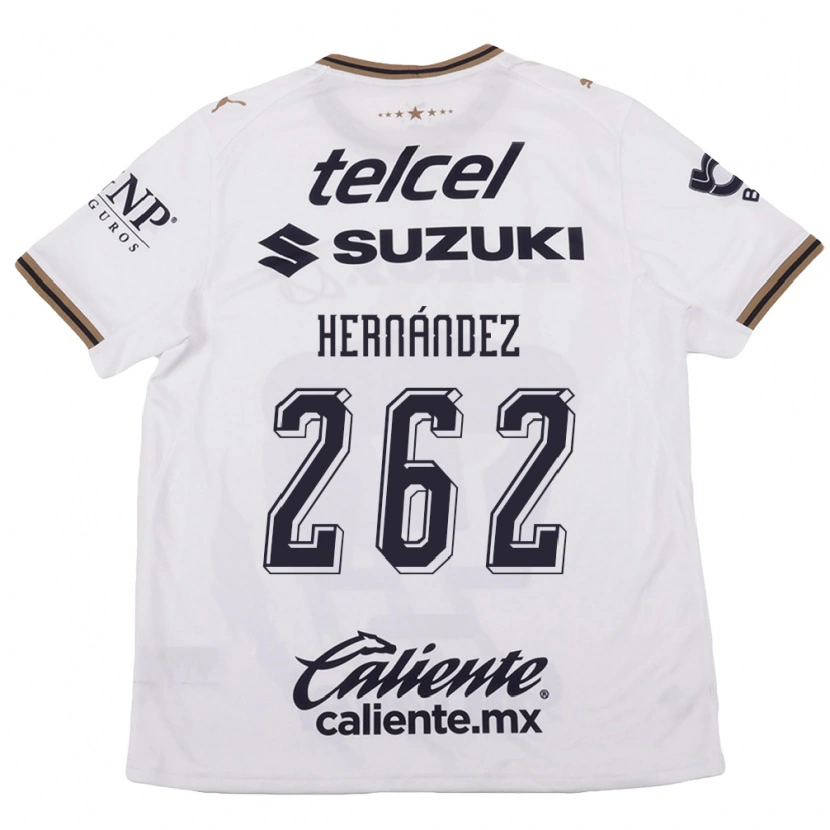 Danxen Homem Camisola Roberto Hernández #262 Branco Preto Marrom Alternativa 2026/27 Camisa Brasil