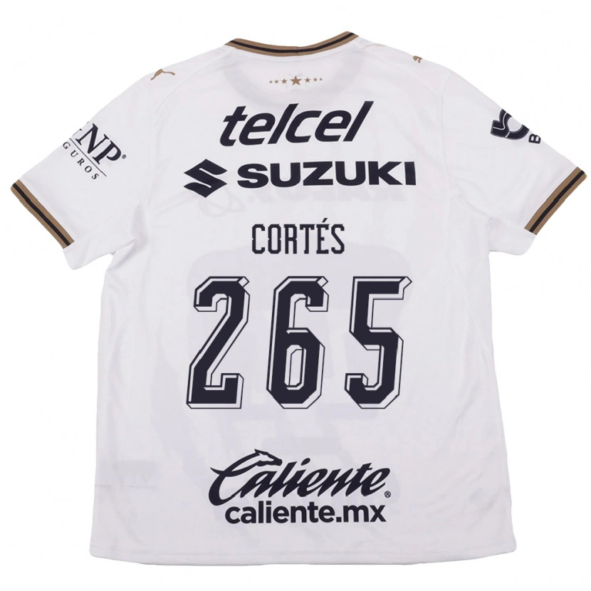 Danxen Homem Camisola Jhostyn Cortés #265 Branco Preto Marrom Alternativa 2026/27 Camisa Brasil