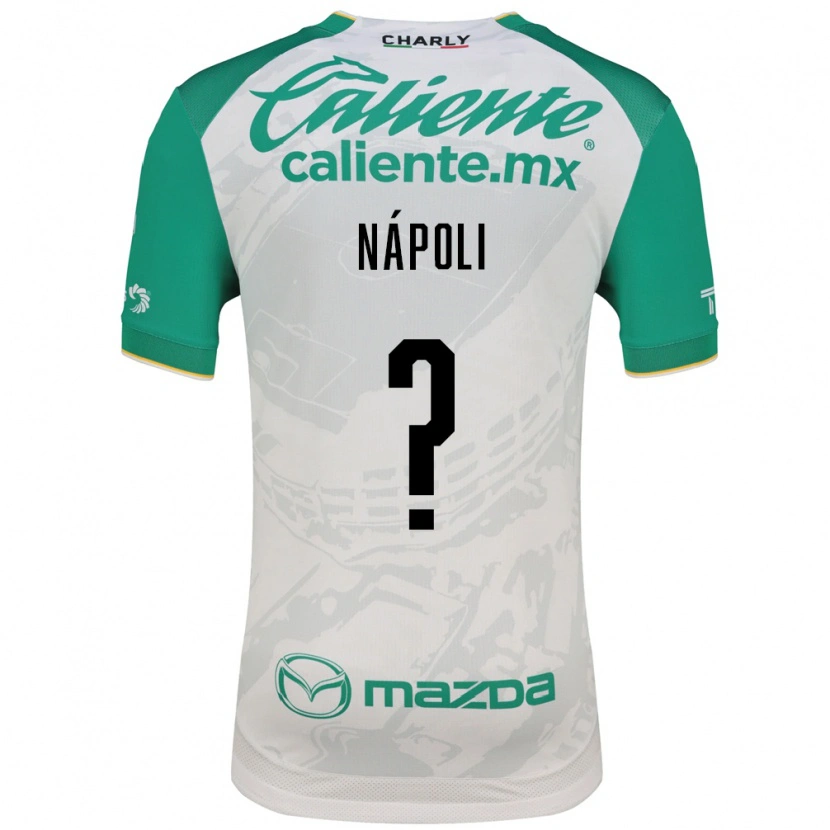 Danxen Homem Camisola Gonzalo Nápoli #0 Verde Claro Branco Alternativa 2026/27 Camisa Brasil