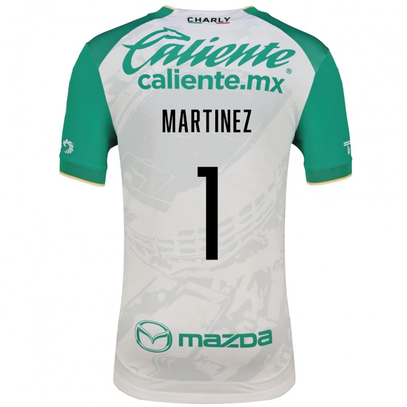 Danxen Homem Camisola Angeles Martínez #1 Verde Claro Branco Alternativa 2026/27 Camisa Brasil