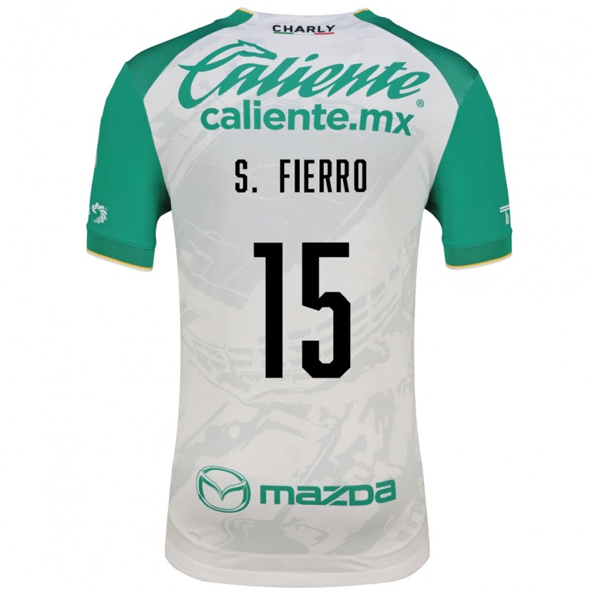 Danxen Homem Camisola Sebastián Fierro #15 Verde Claro Branco Alternativa 2026/27 Camisa Brasil