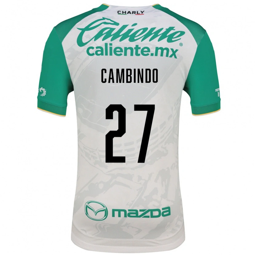 Danxen Homem Camisola Díber Cambindo #27 Verde Claro Branco Alternativa 2026/27 Camisa Brasil