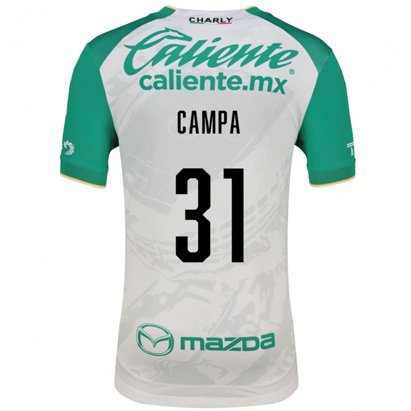 Danxen Homem Camisola Marlyn Campa #31 Verde Claro Branco Alternativa 2026/27 Camisa Brasil