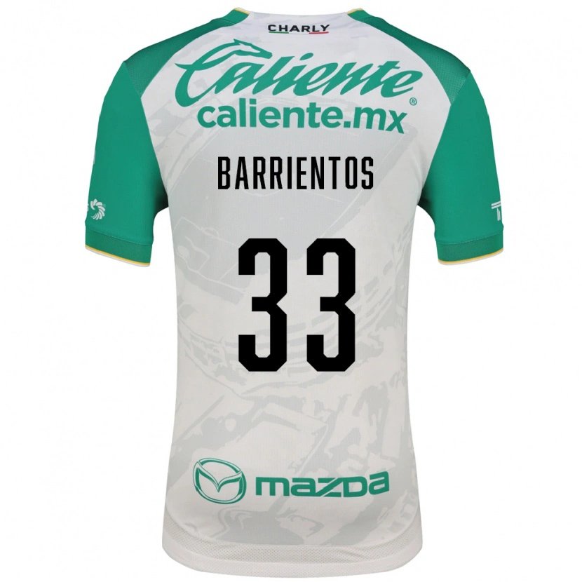Danxen Homem Camisola Yashira Barrientos #33 Verde Claro Branco Alternativa 2026/27 Camisa Brasil