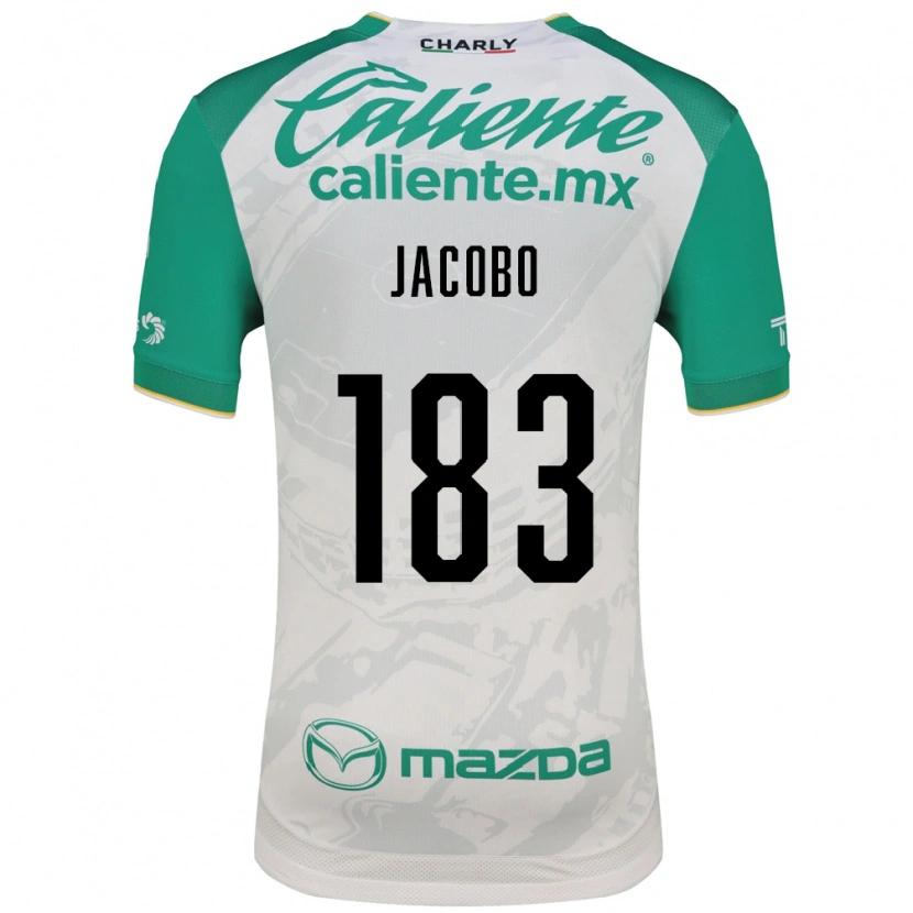 Danxen Homem Camisola Sebastián Jacobo #183 Verde Claro Branco Alternativa 2026/27 Camisa Brasil