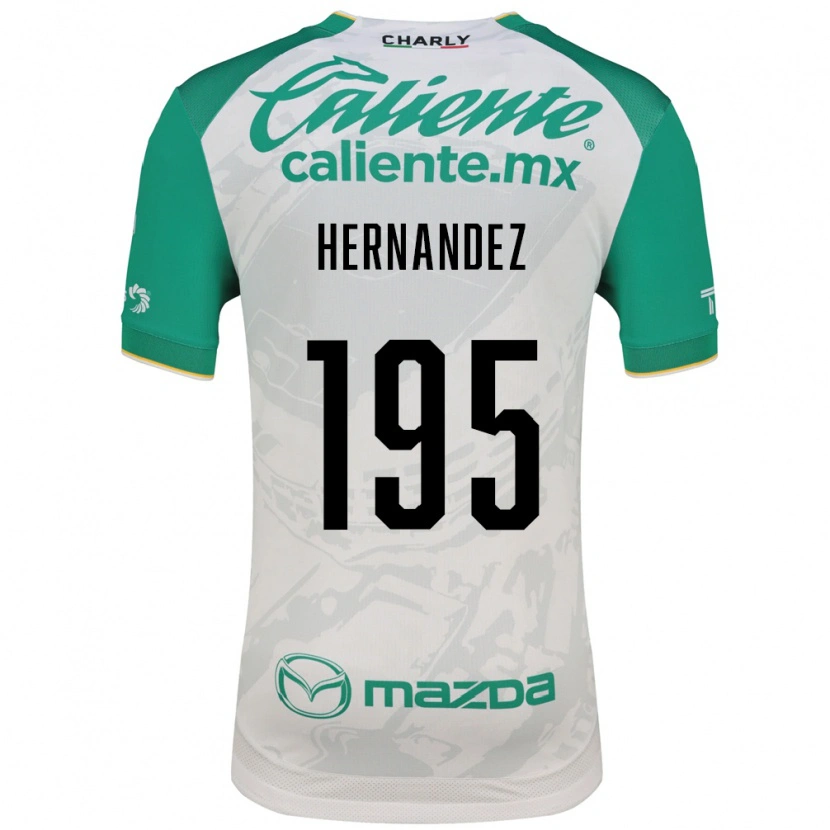 Danxen Homem Camisola Fernando Hernández #195 Verde Claro Branco Alternativa 2026/27 Camisa Brasil