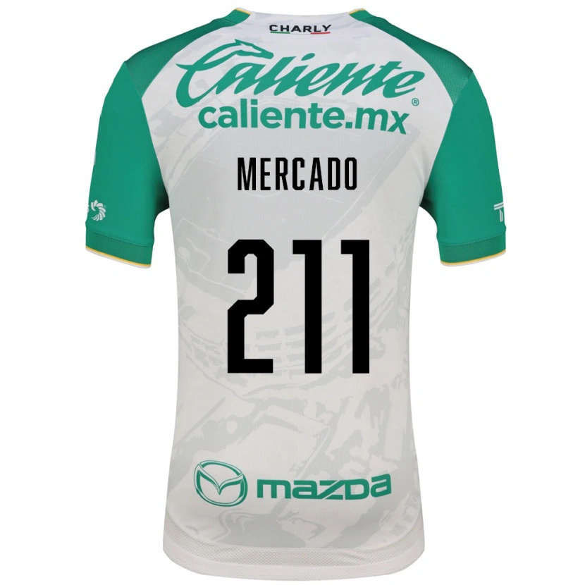 Danxen Homem Camisola Diego Mercado #211 Verde Claro Branco Alternativa 2026/27 Camisa Brasil