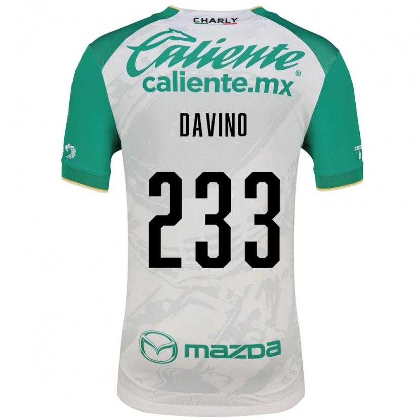 Danxen Homem Camisola Gianfranco Davino #233 Verde Claro Branco Alternativa 2026/27 Camisa Brasil
