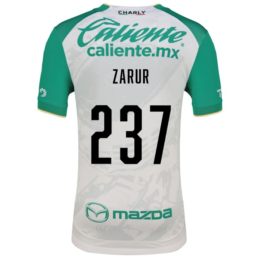 Danxen Homem Camisola Hassem Zarur #237 Verde Claro Branco Alternativa 2026/27 Camisa Brasil