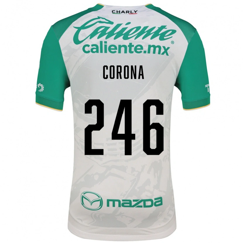 Danxen Homem Camisola Michael Corona #246 Verde Claro Branco Alternativa 2026/27 Camisa Brasil