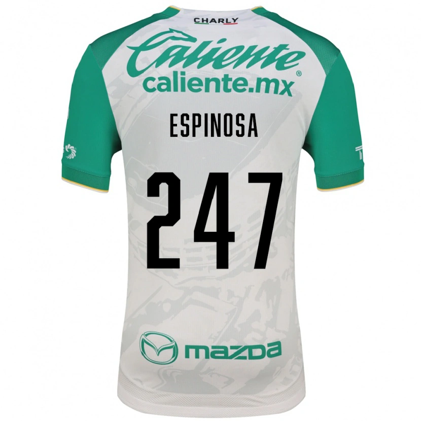 Danxen Homem Camisola Issac Espinosa #247 Verde Claro Branco Alternativa 2026/27 Camisa Brasil
