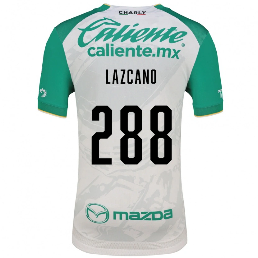 Danxen Homem Camisola Evan Lazcano #288 Verde Claro Branco Alternativa 2026/27 Camisa Brasil