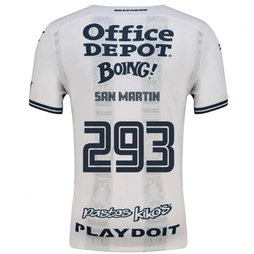 Danxen Homem Camisola Uziel San Martín #293 Vermelho Branco Preto Alternativa 2026/27 Camisa Brasil