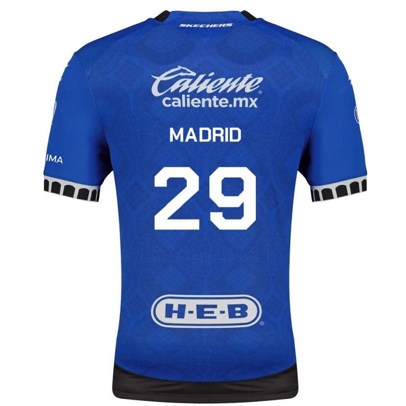 Danxen Homem Camisola Waldo Madrid #29 Azul Real Branco Preto Alternativa 2026/27 Camisa Brasil