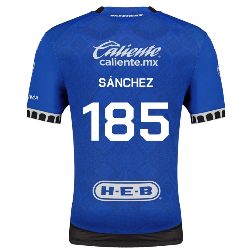 Danxen Homem Camisola Saúl Sánchez #185 Azul Real Branco Preto Alternativa 2026/27 Camisa Brasil
