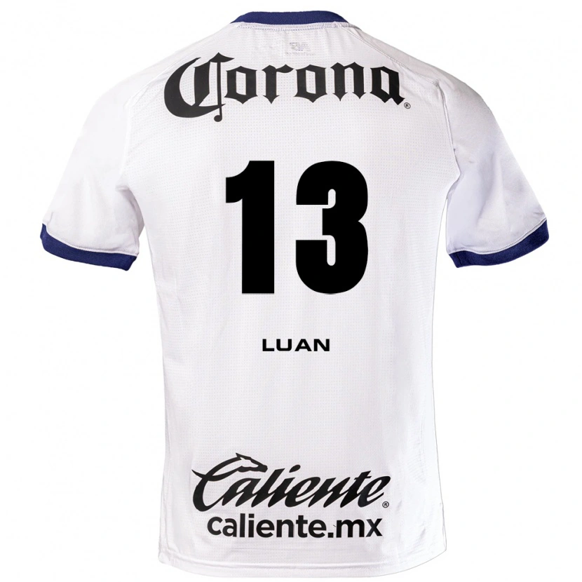 Danxen Homem Camisola Luan Garcia Teixeira #13 Branco Azul Preto Alternativa 2026/27 Camisa Brasil