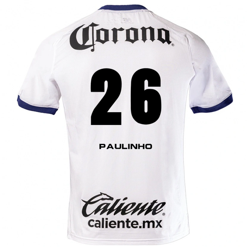 Danxen Homem Camisola Paulinho #26 Branco Azul Preto Alternativa 2026/27 Camisa Brasil