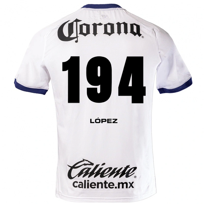 Danxen Homem Camisola Erick López #194 Branco Azul Preto Alternativa 2026/27 Camisa Brasil