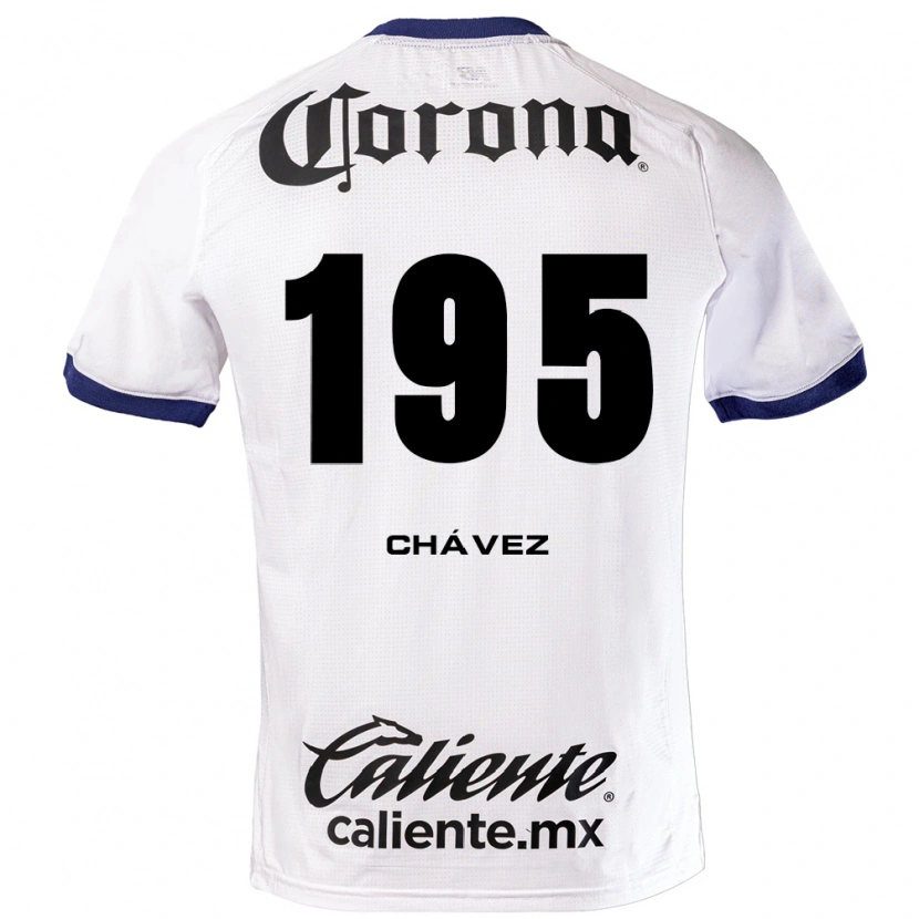Danxen Homem Camisola Ángel Chávez #195 Branco Azul Preto Alternativa 2026/27 Camisa Brasil