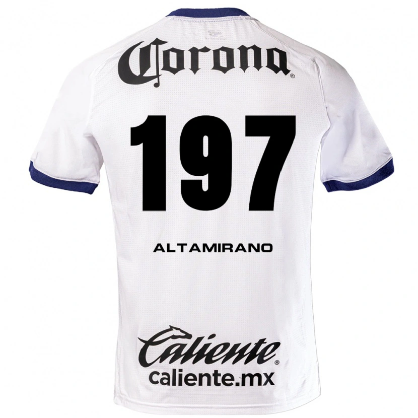 Danxen Homem Camisola Óscar Altamirano #197 Branco Azul Preto Alternativa 2026/27 Camisa Brasil