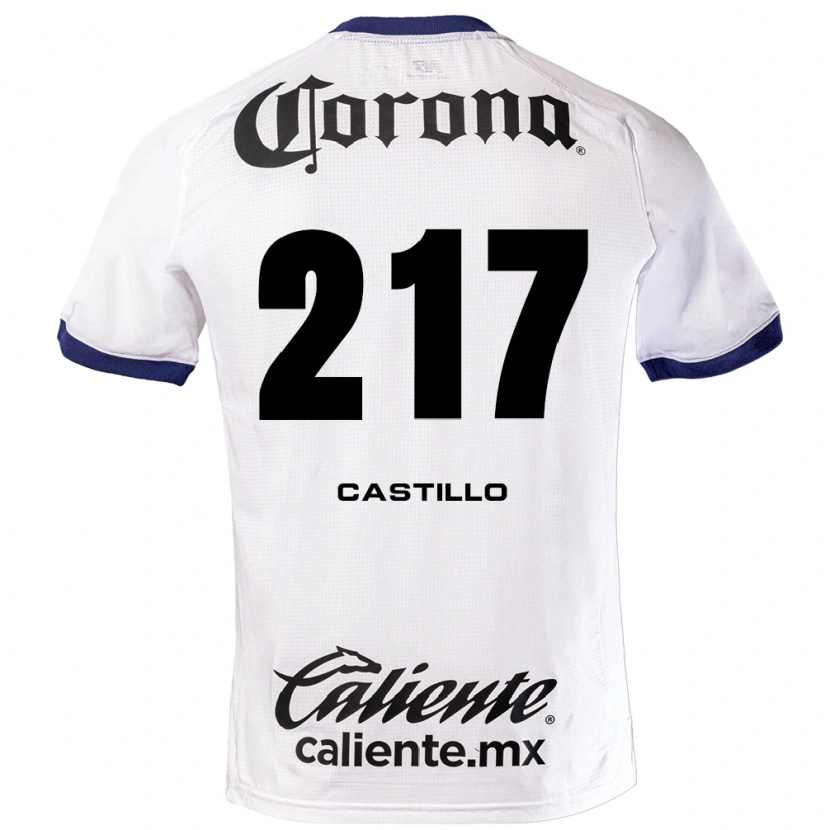 Danxen Homem Camisola Klever Castillo #217 Branco Azul Preto Alternativa 2026/27 Camisa Brasil