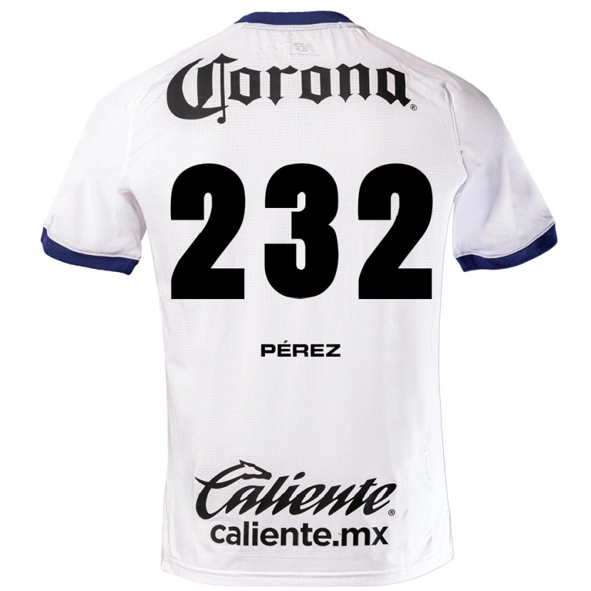 Danxen Homem Camisola Diego Pérez #232 Branco Azul Preto Alternativa 2026/27 Camisa Brasil