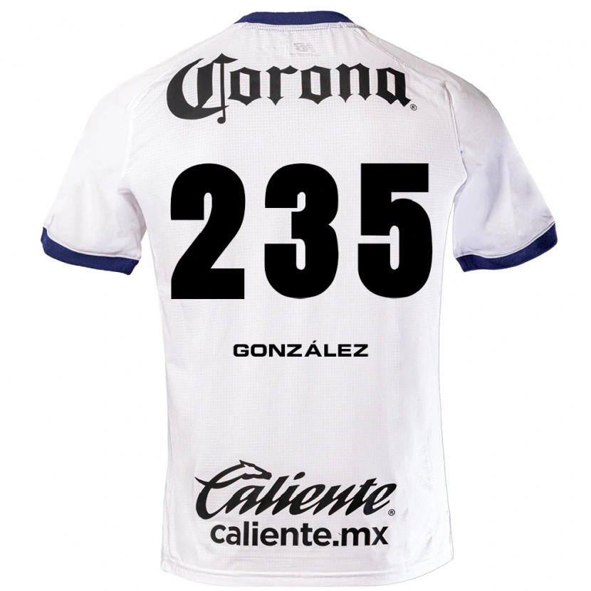 Danxen Homem Camisola Ian González #235 Branco Azul Preto Alternativa 2026/27 Camisa Brasil