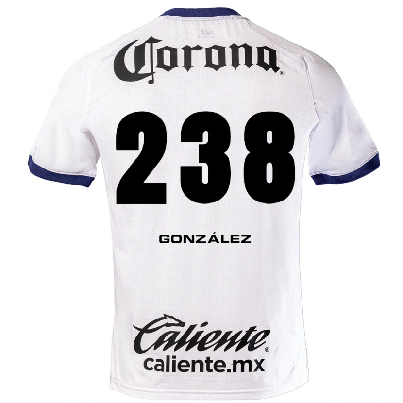 Danxen Homem Camisola Geovani González #238 Branco Azul Preto Alternativa 2026/27 Camisa Brasil