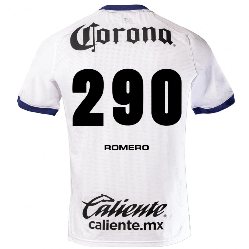 Danxen Homem Camisola Marvin Romero #290 Branco Azul Preto Alternativa 2026/27 Camisa Brasil