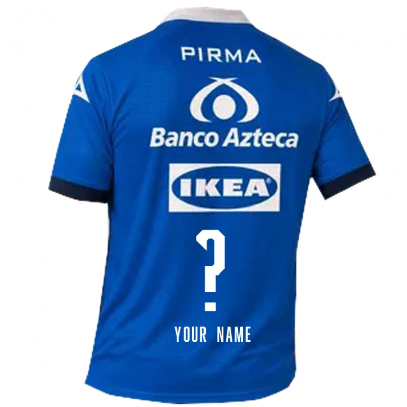 Danxen Homem Camisola Seu Nome #0 Azul Branco Alternativa 2026/27 Camisa Brasil