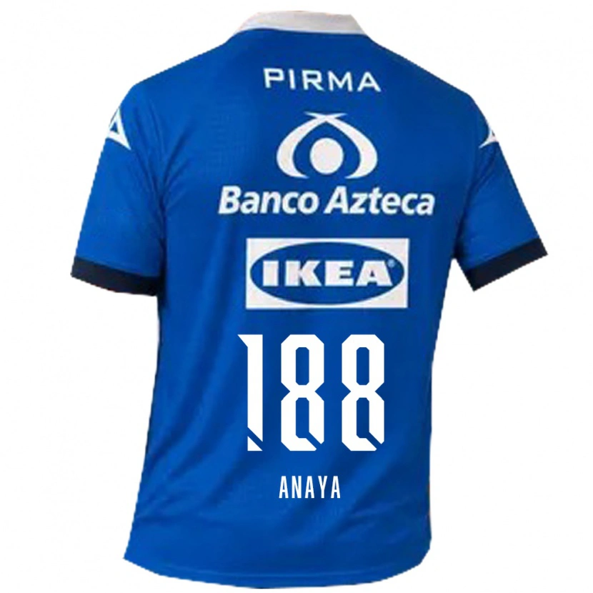 Danxen Homem Camisola Mario Anaya #188 Azul Branco Alternativa 2026/27 Camisa Brasil