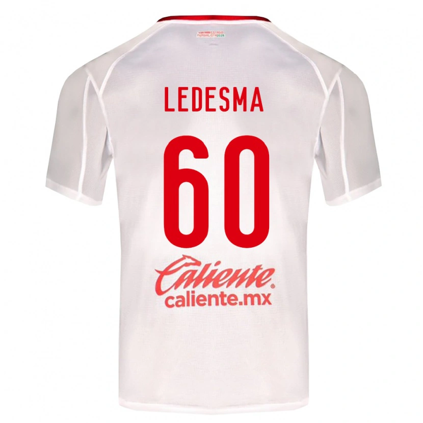Danxen Homem Camisola Luis Ledesma #60 Branco Verde Vermelho Alternativa 2026/27 Camisa Brasil