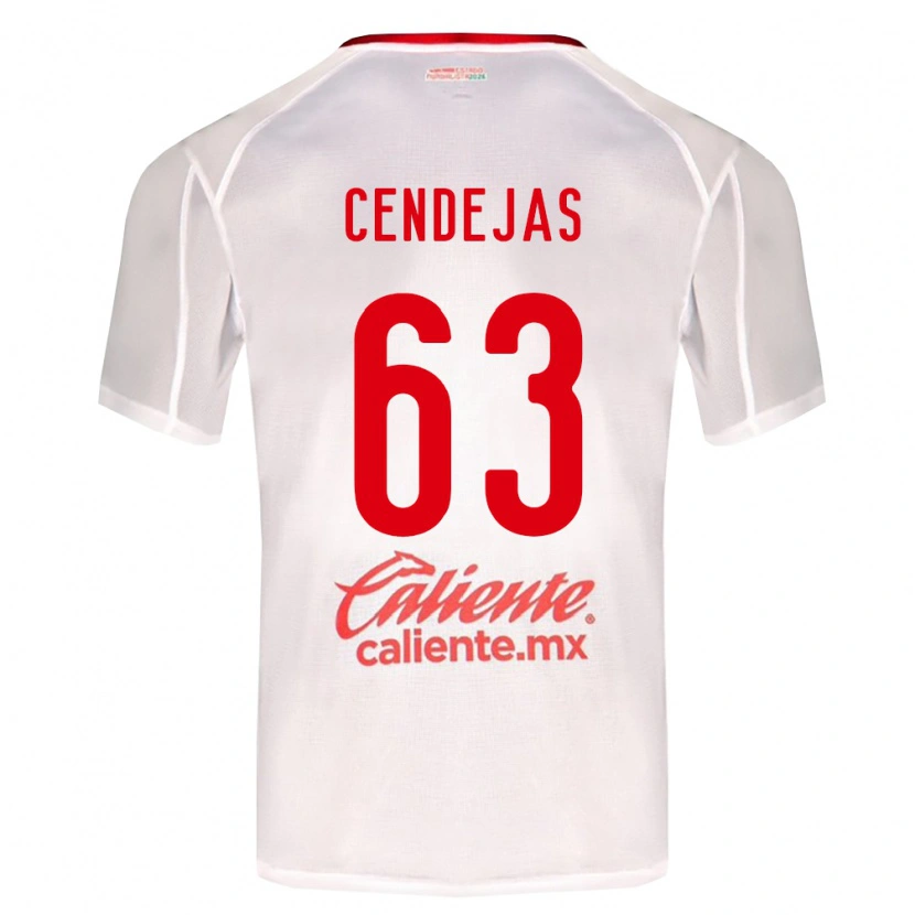 Danxen Homem Camisola Matías Cendejas #63 Branco Verde Vermelho Alternativa 2026/27 Camisa Brasil