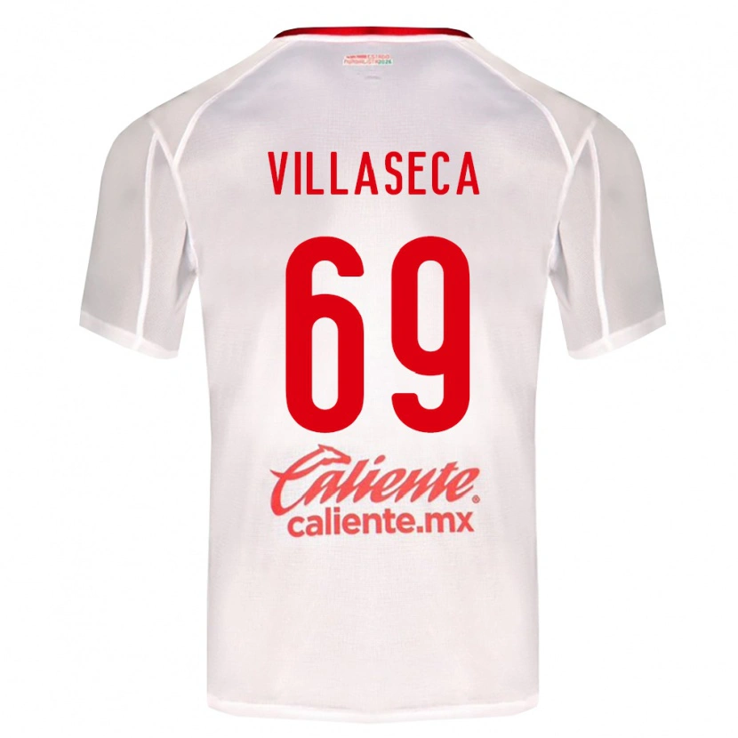 Danxen Homem Camisola Daniel Villaseca #69 Branco Verde Vermelho Alternativa 2026/27 Camisa Brasil