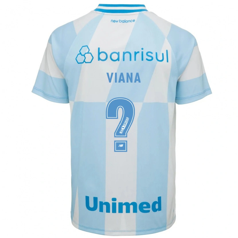 Danxen Homem Camisola Arthur Viana #0 Azul Claro Branco Alternativa 2026/27 Camisa Brasil