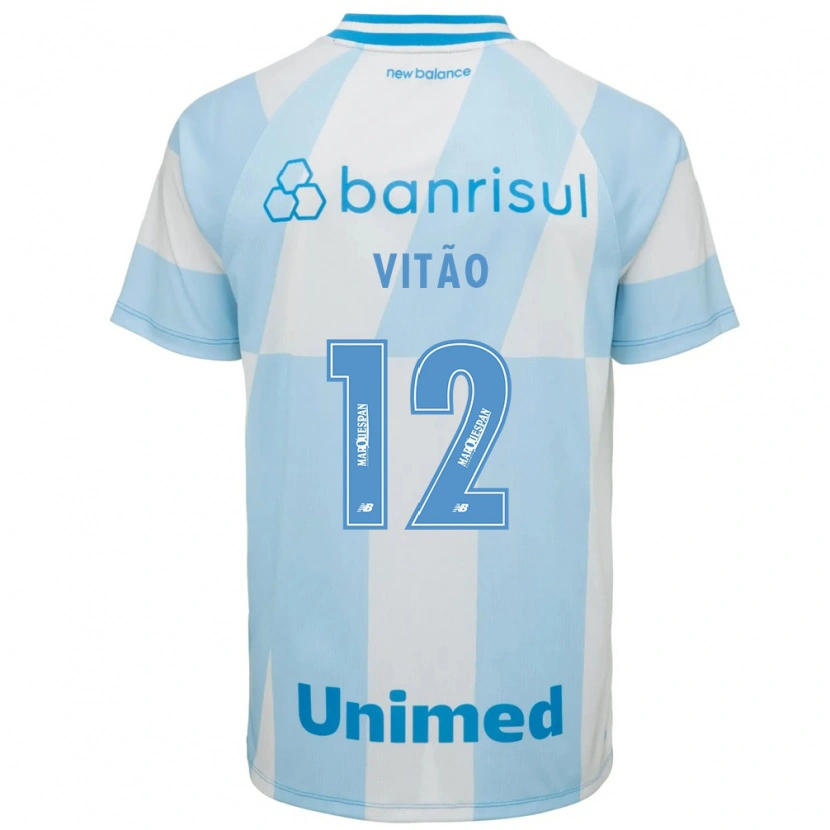 Danxen Homem Camisola Vítor Wächter De Godoy #12 Azul Claro Branco Alternativa 2026/27 Camisa Brasil