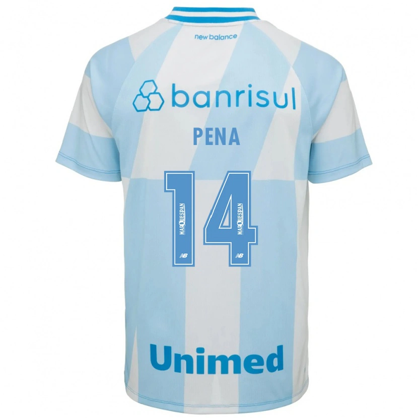 Danxen Homem Camisola Jessica Peña #14 Azul Claro Branco Alternativa 2026/27 Camisa Brasil