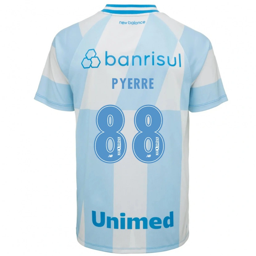 Danxen Homem Camisola Jean Pyerre #88 Azul Claro Branco Alternativa 2026/27 Camisa Brasil