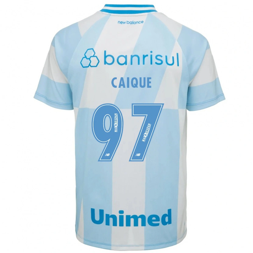 Danxen Homem Camisola Caíque #97 Azul Claro Branco Alternativa 2026/27 Camisa Brasil