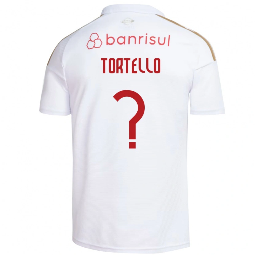 Danxen Homem Camisola Tortello #0 Branco Vermelho Alternativa 2026/27 Camisa Brasil