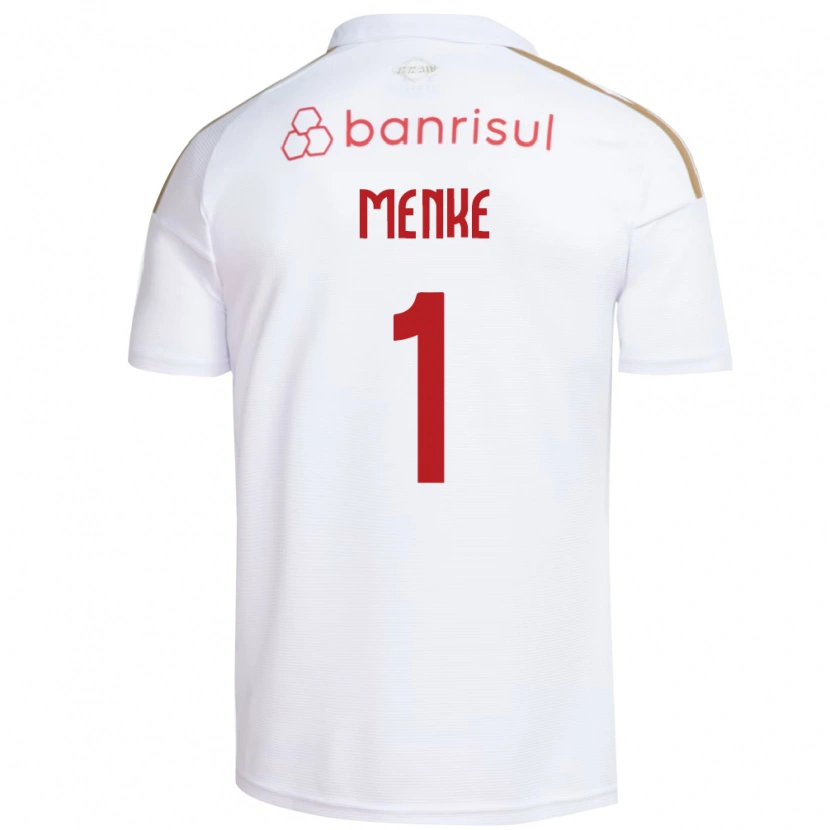Danxen Homem Camisola Henrique Menke #1 Branco Vermelho Alternativa 2026/27 Camisa Brasil