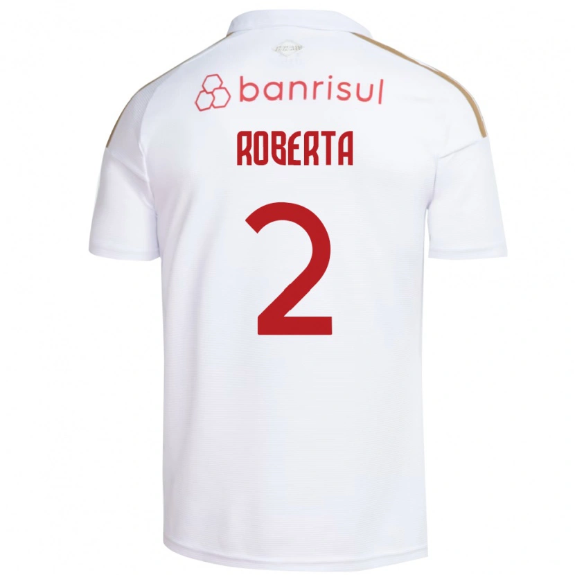Danxen Homem Camisola Roberta #2 Branco Vermelho Alternativa 2026/27 Camisa Brasil