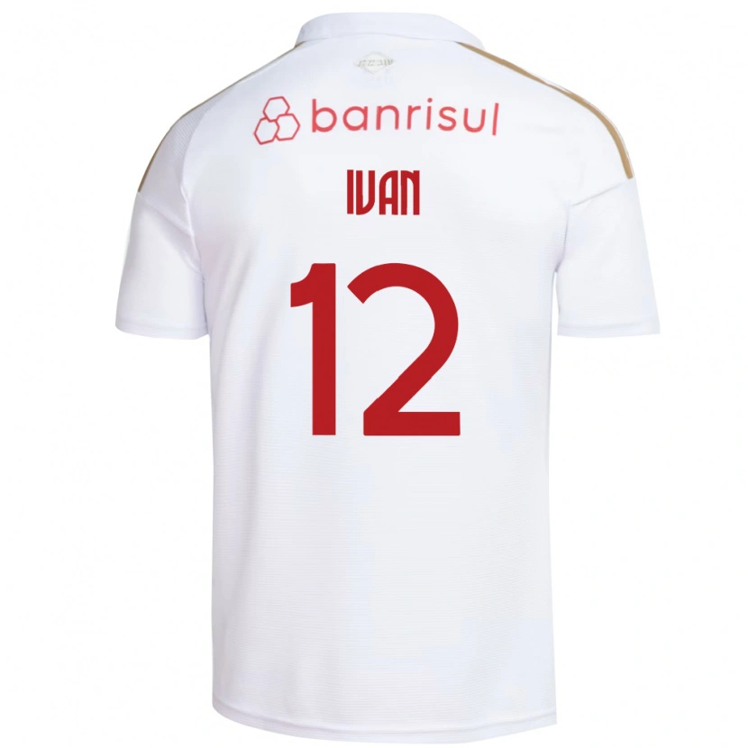 Danxen Homem Camisola Ivan #12 Branco Vermelho Alternativa 2026/27 Camisa Brasil