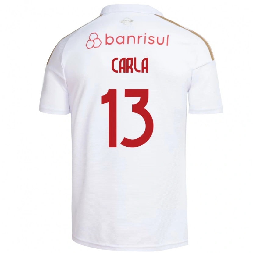Danxen Homem Camisola Carla #13 Branco Vermelho Alternativa 2026/27 Camisa Brasil